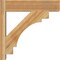 Ekena Millwork Merced Block Rough Sawn Outlooker, Western Red Cedar, 6"W x 22"D x 22"H OUT06X22X22MRC05RWR - alternate 2